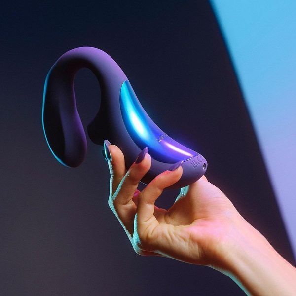 Кліторально-вагінальний звуковий стимулятор LELO Enigma WAVE Cyber Purple, 3 типи стимуляції SX0686 фото