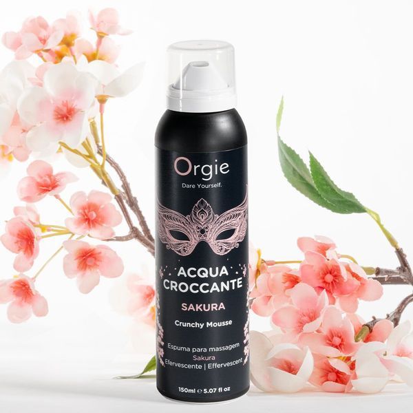 Шипуча зволожуюча пінка для масажу Orgie &ndash; Acqua Croccante Sakura (150 мл) SX1492 фото