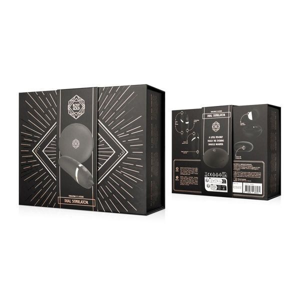 Мінівібратор з язичком Rosy Gold - Vibrating & Licking Dual Stimulator SX3920 фото