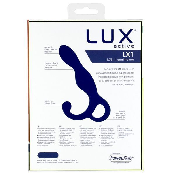 Масажер простати Lux Active LX1 Anal Trainer 5.75", Dark Blue, віброкуля в комплекті SO6837 фото