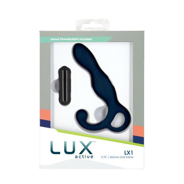 Масажер простати Lux Active LX1 Anal Trainer 5.75", Dark Blue, віброкуля в комплекті SO6837 фото