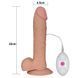 Реалістичний фалоімітатор з вібрацією LoveToy The Ultra Soft Dude Vibrating 9" 6452LV1096 фото 5