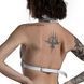 Ліф Серце з натуральної шкіри Feral Feelings - Hearts Bra White SO9415 фото 2
