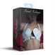 Ліф Серце з натуральної шкіри Feral Feelings - Hearts Bra White SO9415 фото 3
